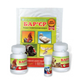 Пудра «Барьер» - противопаразитарный препарат, для животных и птиц фото