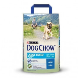 Корм для щенков Dog Chow Puppy Large Breed с индейкой, 14кг фото