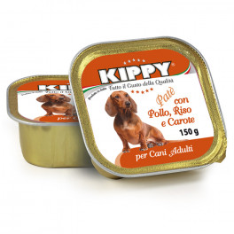 Консервы KIPPY Dog для собак с курицей, рисом и морковью 150г фото