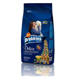 Корм Brekkies Exsel Delice Fish премиум класса для взрослых кошек, с рыбой  фото