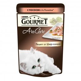 Консервы для кошек Gourmet A la Carte форель в подливе, 85г фото