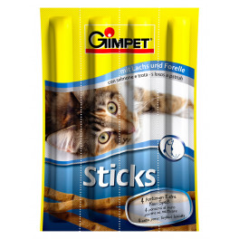 Мясные палочки Gimpet Sticks для кошек, с лососем и форелью, 4шт G-400778 фото