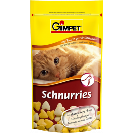 Витамины-сердечки Gimpet Schnurries для кошек, с курицей фото