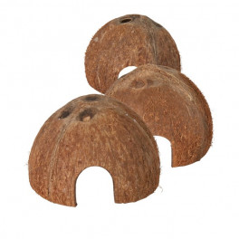 Норка д/репт кокосовый орех натур.Trixie, 8,10,12 см, 3 шт фото