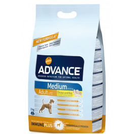 Корм Advance Medium Adult, для взрослых собак средних пород, вес 10-30кг фото