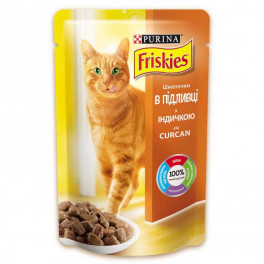 Пауч для котов Friskies с индейкой, упаковка 20х100 г фото
