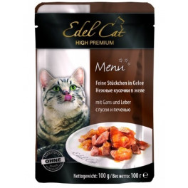 Консервы для кошек Edel Cat pouch гусь и печень в желе, 100 г фото