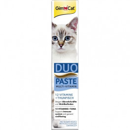 Витаминная паста Gimpet Multi-Vitamin Duo Paste мультивитамин + тунец, для котов, 50г фото