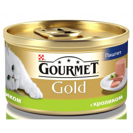 Консервы для кошек Gourmet Gold с кроликом, 85г  фото
