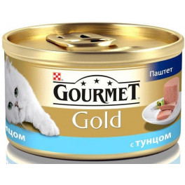 Консервы для кошек Gourmet Gold с тунцом, 85г фото