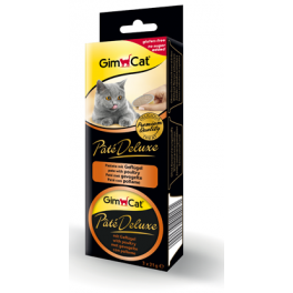 Консервы Gimpet Pate Deluxe для кошек, с телятиной, 3х21г  фото