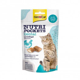Лакомство для кошек GimCat Nutri Pockets Dental, 60г фото