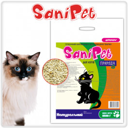 Наполнитель SaniPet, для кошачьего туалета, натуральный, 10кг фото