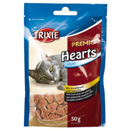 Лакомство Trixie PREMIO HEARTS для котов, с уткой и минтаем, 50г фото