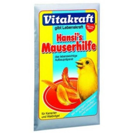 Витаминная смесь Vitakraft Mauserhilfe в период линьки, для канареек и лесных птиц, 20гр (снято с продажи) фото