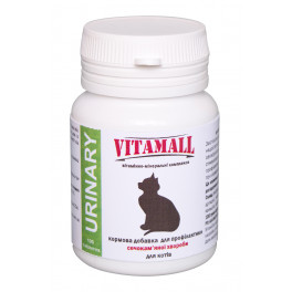 Витаминно-минеральный комплекс VitamAll Urinary для профилактики мочекаменной болезни кошек, 100 табл фото