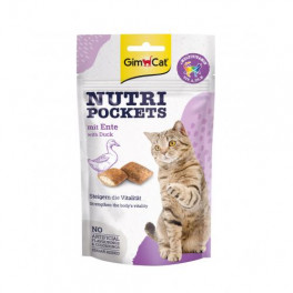 Лакомства для кошек GimCat Nutri Pockets Утка+Мультивитамин 60 г фото