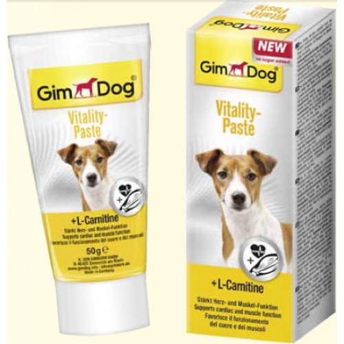 Витаминная паста для собак GimDog Vitality, 50 г