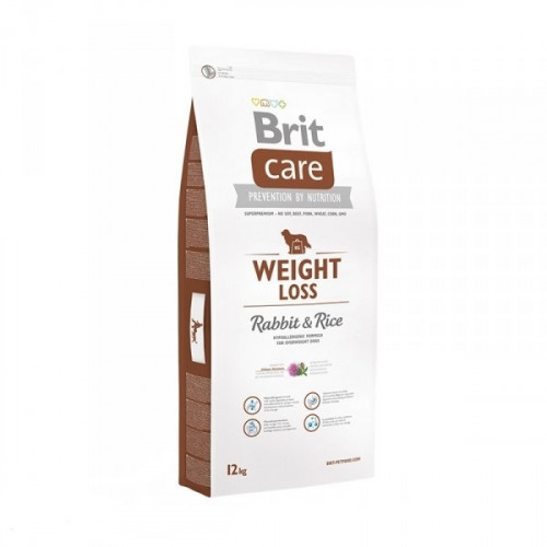 Корм для собак Brit Care Weight Loss Rabbit & Rice для борьбы с лишним весом